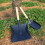 2St Compacte Zwarte Carbon Schep Hout Handgreep 7