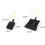 2St Compacte Zwarte Carbon Schep Hout Handgreep 2