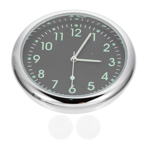 stick on clock decorative metal clock for car decor