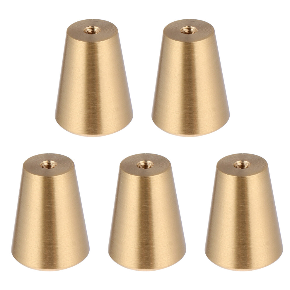 Worgeous 5Pcs Decorative Door Knobs With Copper Finish For Wardrobes 3301153102090