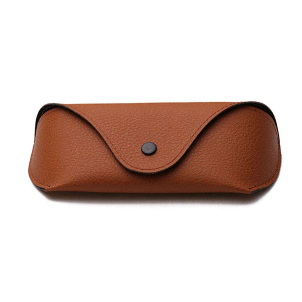 Aboofan 2Pcs Glasses Cases Oxford Cloth Lichee Grain Anti Pressure Brown