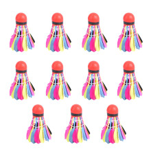 11Pc Durable Multi-Color Shuttlecocks for Beginners and Family Use