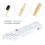 4pcs bamboo handle toothbrush with black nylon bristles 10