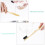 4pcs bamboo handle toothbrush with black nylon bristles 9