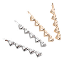 4Stk Haarspangen Aus Metall Punk Stil Haarschmuck