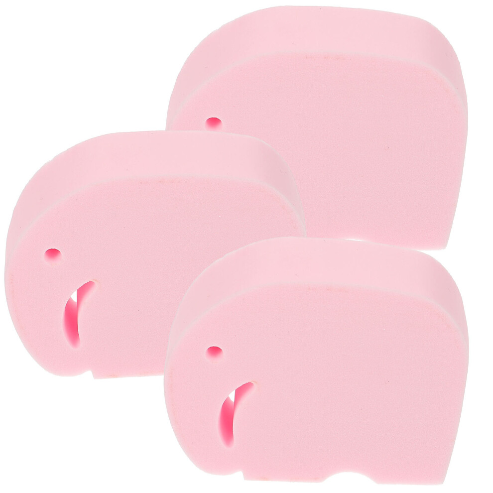 Happyyami 3Pcs Double-Sided Bath Sponges For Shower And Body Exfoliation
