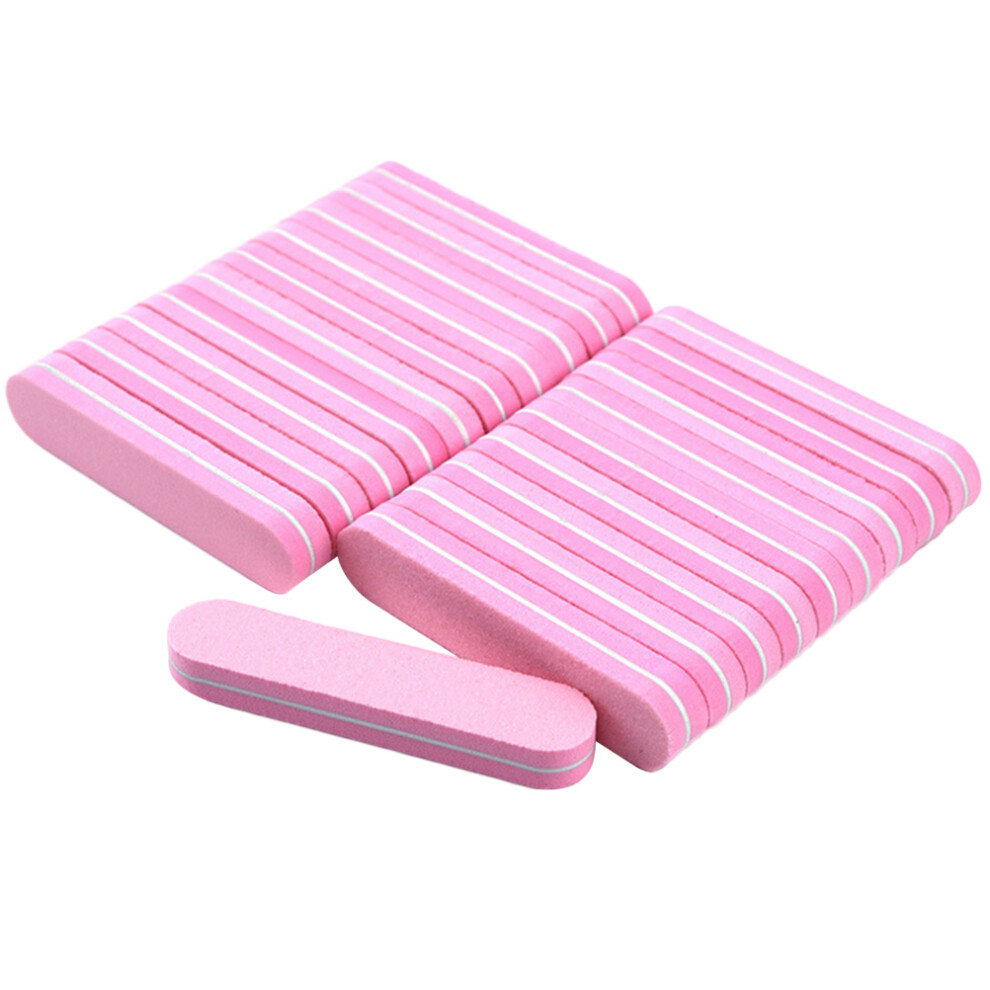 Vaguelly 20Pcs Double Sided Mini Nail Files For Manicure And Pedicure