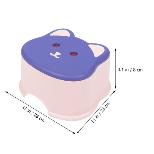 kids low stool portable plastic step stool for household use 1
