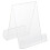 1Pc Clear Acrylic Book Display Stand Simple Home Bookend Organizer 2