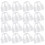 150Pcs Transparent Humidity Domes For Hydroponic Plant Growing 1