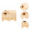 1Houten Dierenhuisje Hamsters Met Nest 4