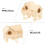 1Houten Dierenhuisje Hamsters Met Nest 10