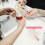nail tips sticks 48 color false nail art practice display board pink 3