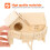 1Houten Dierenhuisje Hamsters Met Nest 7