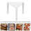 100pcs plastic pizza saver stands tripod support baking supplies 7