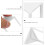 100pcs plastic pizza saver stands tripod support baking supplies 10