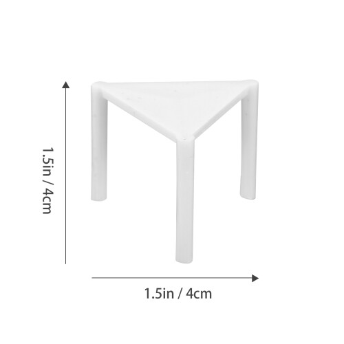 100pcs plastic pizza saver stands tripod support baking supplies 1