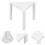 100pcs plastic pizza saver stands tripod support baking supplies 3