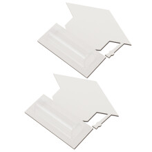 2pcs blank graduation cap diy cards with lip balm pouches