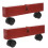 2pcs room divider stand with wheels, panel bracket and screen support 6