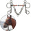 Horse Bit All Purpose With Hooks Rustproof Full Cheek Snaffle 127 Mm Metal 4