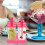 Reusable Rosy Ice Cream Maker Ice Lolly Molds with Base 7
