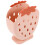 pink plastic pineapple chopstick holder with drainage rack 8