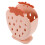 pink plastic pineapple chopstick holder with drainage rack 11