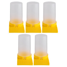 5pcs bee feeder beehive entrance water cups reusable beekeeping tool