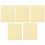 150pcs clear square double sided adhesive stickers no traces 5