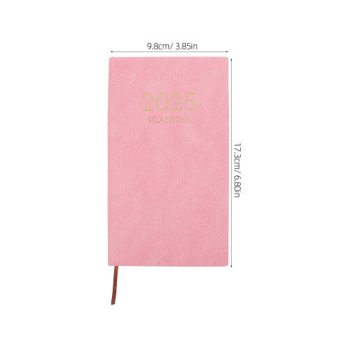 Planner Rose 2025 Calendrier Mensuel Journalier Pour Maison 1