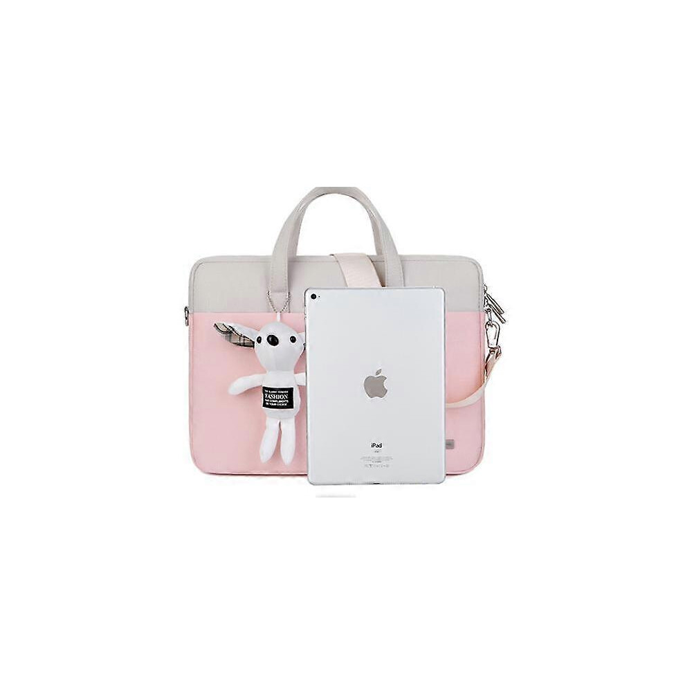 Kikidex (As Show, One Size) Laptop Bag Pu Large-Capacity One-Shoulder Diagonal For Dell, Lenovo12 Inchdark Blue
