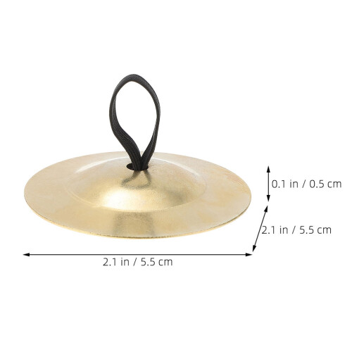 1 pair finger cymbals small percussion instrument for belly dancing 1