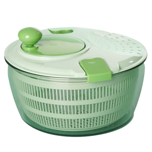 1 pc large capacity drain basket fruit storage container olive green 1