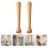 2pcs ice muddler mojito muddler sturdy swizzle sticks cocktail mixer 5