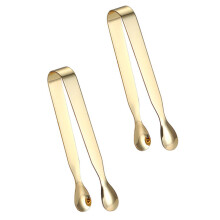 2pcs stainless steel cube sugar clamps ice clips kitchen tools