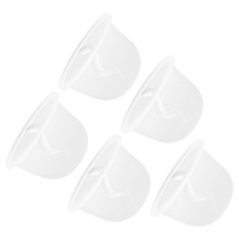 5pcs silicone electric breast pump bowls transparent