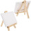 wooden mini artist easel set for wedding table display 3