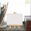 wooden mini artist easel set for wedding table display 7