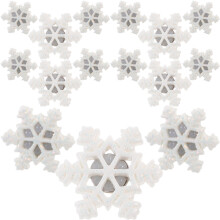 30pcs snowflake shaped push pins for christmas decorations and drawing