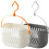 2 Pcs Kitchen Hanging Basket Vegetable Baskets For Kitchens Travel 2