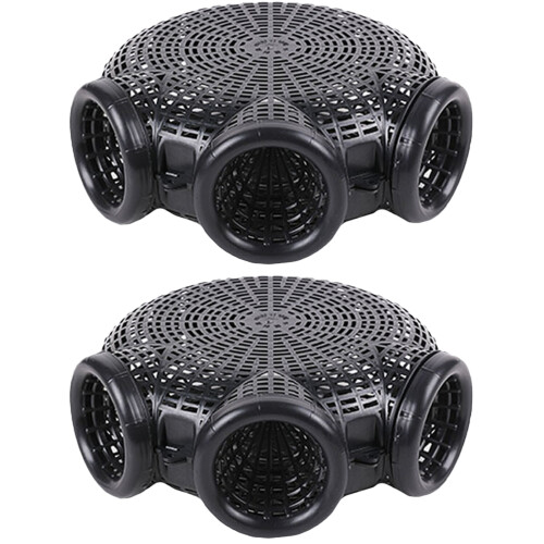 2pcs plastic crab traps reusable fishing cage for crawfish eel 1