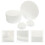Wit Cake Dummy Model Foam Voor DIY Decoratie Training 8