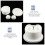 Wit Cake Dummy Model Foam Voor DIY Decoratie Training 11