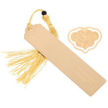 2St Chinesische Stijl Boekenlegger, Modieus Messing, Afstudeercadeau