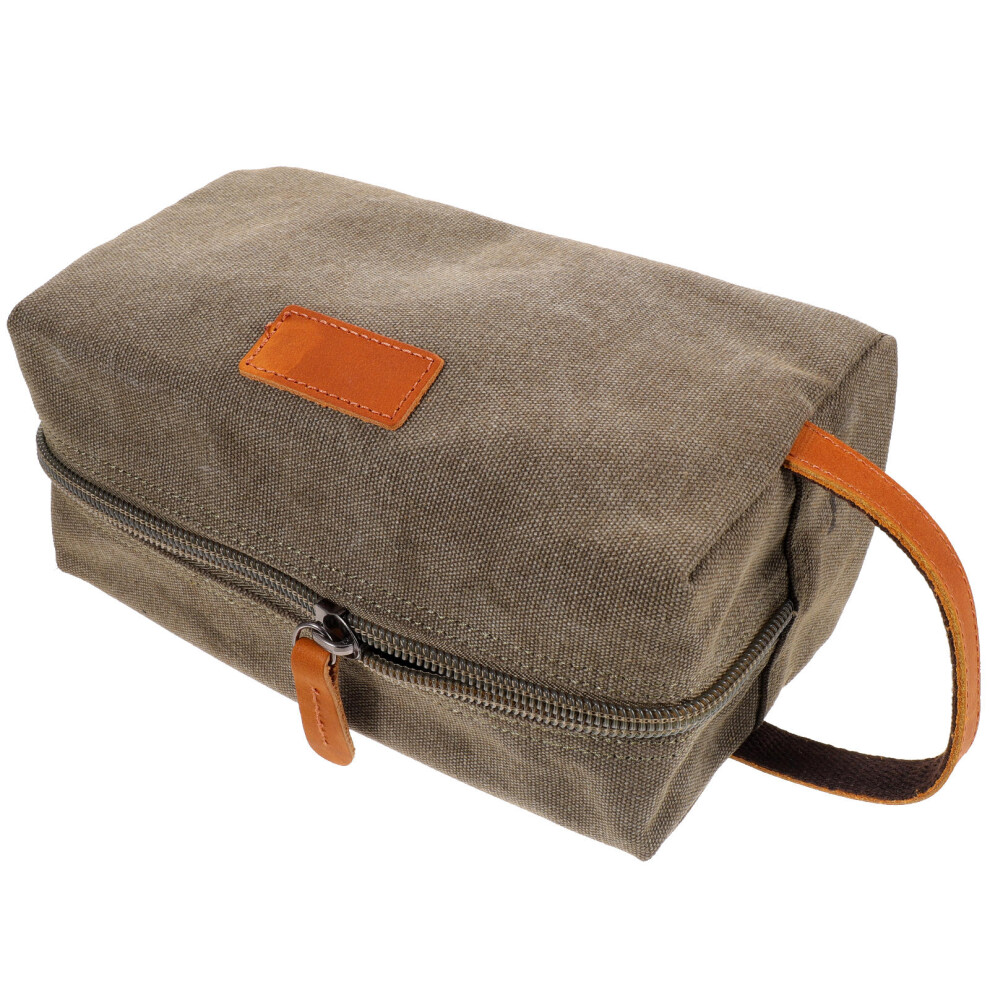 Totority Makeup Bag Travel Toiletry Organizer Canvas Vintage Pouch
