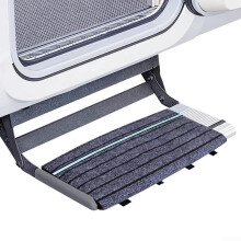 Adjustable RV Floor Mat Anti Slip For Safety And Protection Silver Color Fits Most RV Models Size Adjustable
