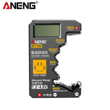 (Black)Digital Battery Tester BT189 Battery Tester LCD Display Universal Battery Checker For AA AAA 9V 1.5V/3V Button Cell Batteries
