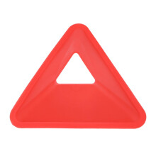 Triangle Football Training Dish Plate 5 PCS Lightweight Portable Red Field Markers For Football And Basketball