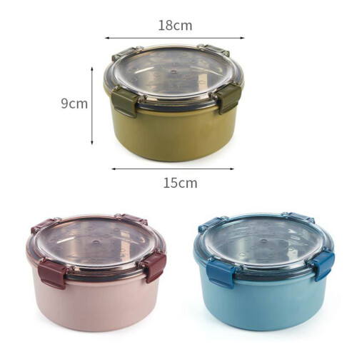 1000 ml lunchbox, dicht, wärmeisolierend, grün 1